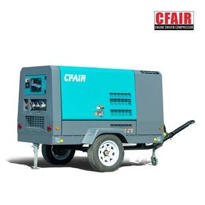 Cfair 275 Cfm 7 Bar Diesel Powered Portable Air Compressor with Good Price