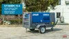 Top Quality 375cfm 7bar Portable Type Air Compressor Powered by Diesel Engine