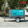 Popular Model 185cfm Portable Diesel Air Compressor for Sale