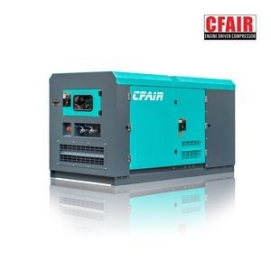 Cfair Brand 275cfm Truck Mounted Diesel Powered Portable Air Compressor for Sale