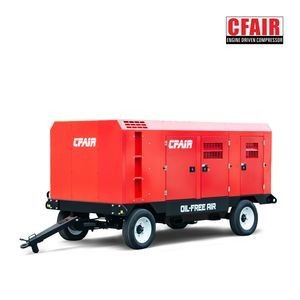 1000cfm Portable Diesel Driven Oil Free Compressor High Pressure