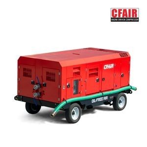 900cfm High Pressure Oil Free Diesel Air Compressor